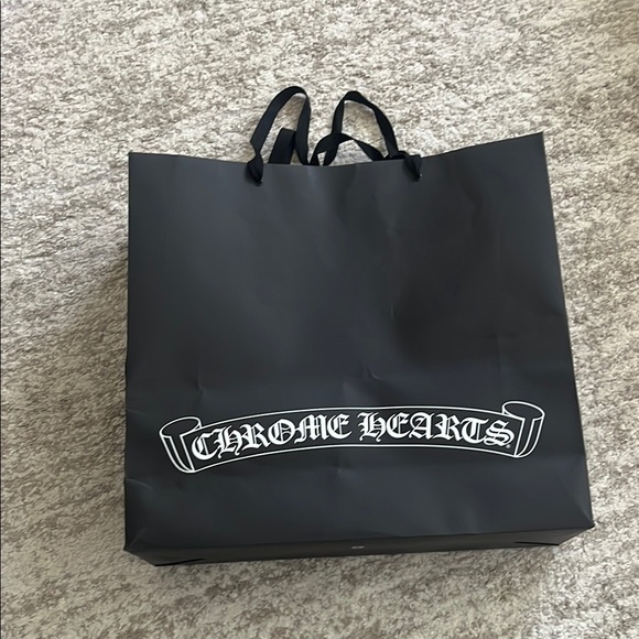 Large Chrome Hearts Black Shopping Bag used ones - Picture 1 of 3
